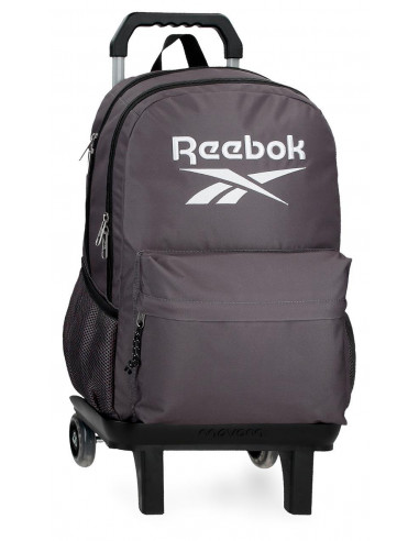 MOCHILA ADAP.44CM. 2C. C/CARRO REEBOK BOSTON GRIS